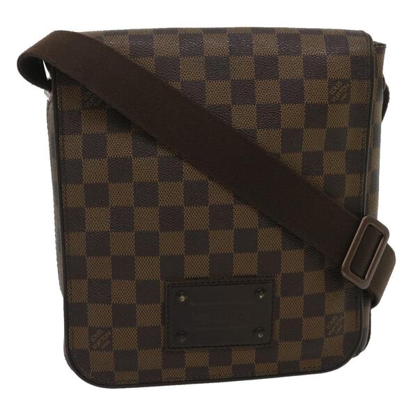 LOUIS VUITTON Damier Ebene Brooklyn PM Shoulder Bag N51210 - Picture 1 of 16